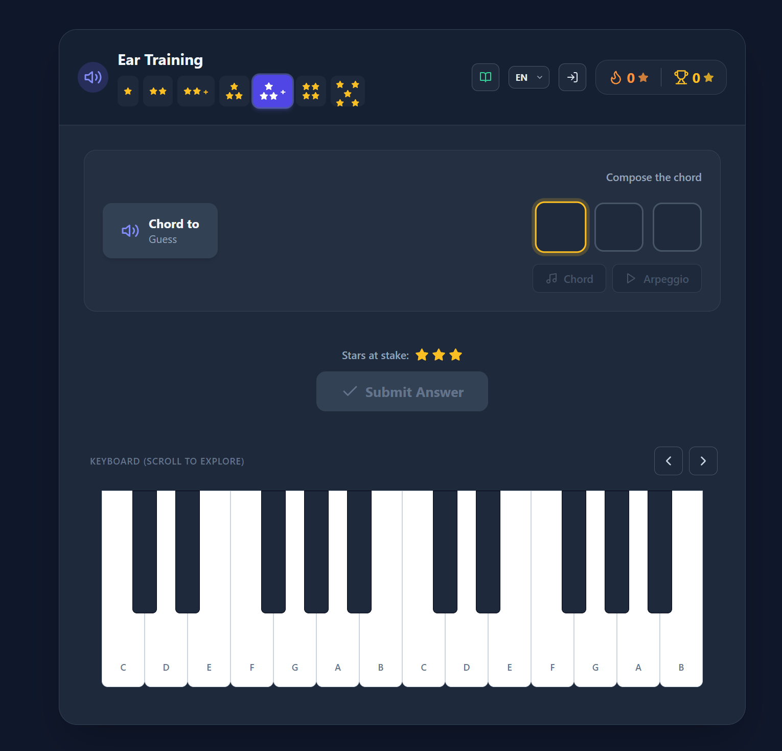 Ear Training Chords