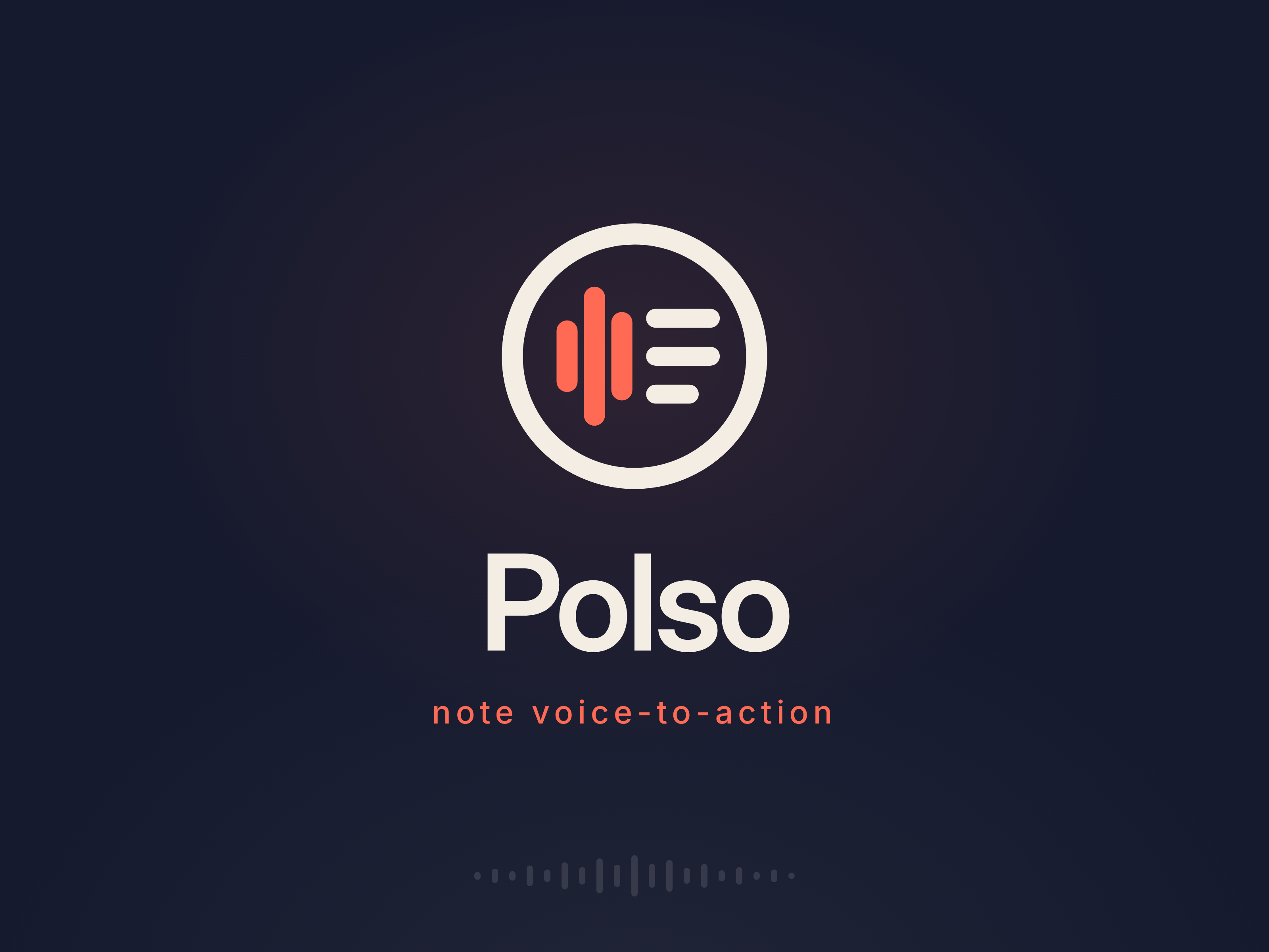 Polso - note voice to action
